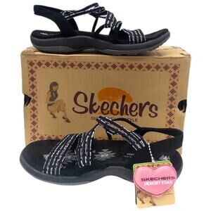 Skechers Reggae Slim Stretch Appeal Sandals Women's Size 6